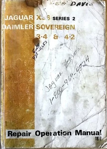 Jaguar XJ.6 Series 2 Daimler Sovereign  Leyland Repair Operation Manual 1977 - Picture 1 of 8