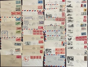 StampTLC US Air Mail C10 C25a C28 C29 C30 C39a Booklet FDC Space Collection 1927 - Bild 1 von 7