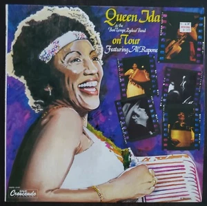 Queen Ida & The Bon Temps Zydeco Band " On Tour " Vinyl Record LP - Picture 1 of 4