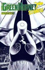 Green Hornet Strikes 1B Cassaday B&W 1:25 Variant FN 2010 Stock Image