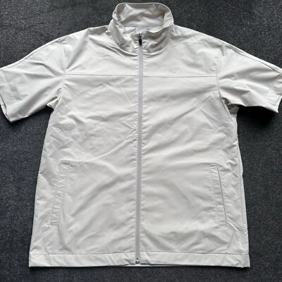 Mens New Balance x Japan Beige Short Sleeve Full Zip Shirt Size ~ L ~ - Image 1 of 4
