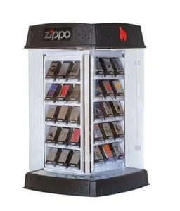 ZIPPO SammlerVitrine - 60er - 40 cm x 40 cm x 70 cm - ohne Inhalt - NEU & ovp - Bild 1 von 1