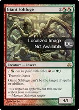 1X Giant Solifuge Guildpact EX German MTG CARD