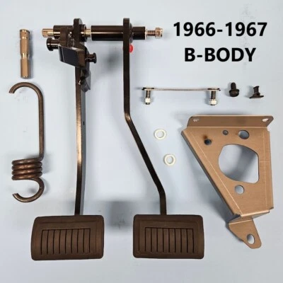 Mopar 1966-1967 B-Body Clutch Brake Pedal Kit A833 4-speed 426 Hemi - Image 1 of 2
