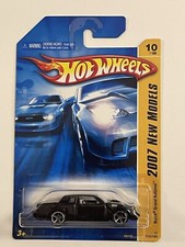 2007 Hot Wheels Buick Grand National (Black) #10. Ships In A Box