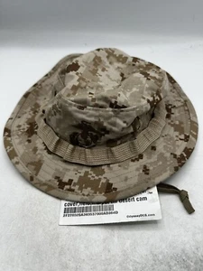 NUEVA USMC MCCUU Cubierta Campo Desierto MARPAT Combate Boonie Cubierta Talla Mediana - Imagen 1 de 7