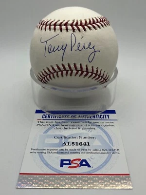 Tony Perez Cincinnati Reds Signed Autograph Official MLB Baseball PSA DNA *1 - Image 1 of 2