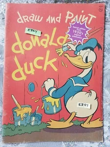 Donald Duck A Walt Disney Paint Book Like ERA - Picture 1 of 12