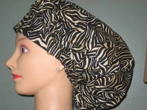 Surgical Scrub Hats/Caps Africa Zebra Print - Picture 1 of 3