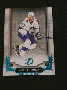 2018-19 UPPER DECK ARTIFACTS VICTOR HEDMAN #86 #ed 40/45 TEAL BLUE