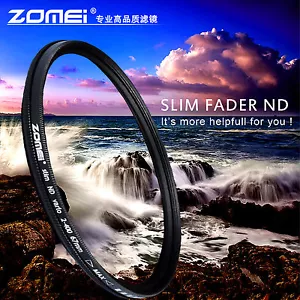 ZOMEI 62mm Adjustable ND2 ND4 ND8-400 Variable ND Filter Neutral Density Fader - Picture 1 of 6