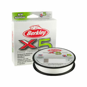 Berkley X5 Braided Fishing Line Crystal 20lb 328 Yards Spool MPN  X5B33020-CY