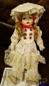 Dynasty Collection Noble English Doll Crown Royal 17" Porcelain  Francine in Box - Picture 1 of 13