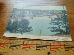 Postkarte International Bridge 1907, Calais, Maine - ungeteilte Rückseite -  - Bild 1 von 2