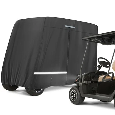 2/ 4 Passenger Golf Cart Cover 600D Heavy Duty for Club Car EZGO TXT Yamaha G29 - Image 1 of 4