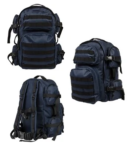 NcSTAR VISM Heavy Duty PALS Utility Camping Hiking 2 DAY Tactical Backpack Blue - Imagen 1 de 4