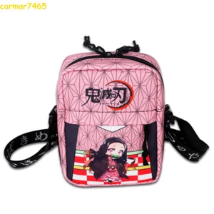 Anime Demon Slayer Kamado Nezuko Messenger Bag Women Girl Satchel Backpack Gifts - Picture 1 of 18