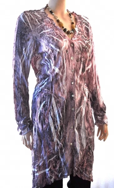 Traumhaft Biba Tunika Winter Perl Plum Neu Gr.44