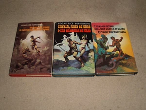 Edgar Rice burroughts John Carter Doubleday Book Club ediiton lot set Frazetta - Bild 1 von 21