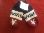 Snowboarding  Ski Spyder In Collaboration With Eric Haze Knit Mittens Size M