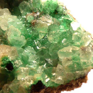 Malachite Included Calcite Great Orme Mine North Wales UK Mineral Specimen 6.5cm - Picture 1 of 12