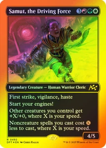 MTG FOIL Samut, the Driving Force First Place Foil - Aetherdrift #492 - Bild 1 von 1