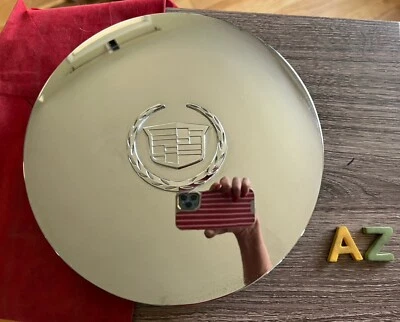 #AZ 1) 2006-2010 Cadillac Deville DTS sedán fúnebre tapa central cromo 9593488 Foto 1 de 4