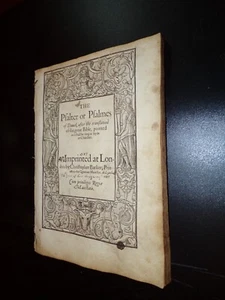 1582-Book of Common Prayer Leaf Set-Public and Private Baptism-11 Pages-Woodcuts - Picture 1 of 8