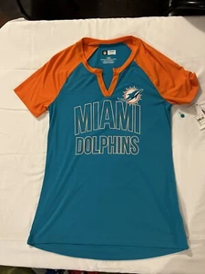 Neu mit Etikett! Miami Dolphins Damen Medium SS Shirt NFL - Bild 1 von 2