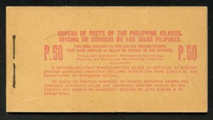 Filippine 1939 50c Libretto Rosso su Beige Sc# 433a NH - Foto 1 di 1
