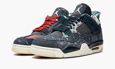 Nike Air Jordan Retro 4 SE Sashiko Rojo Fuego CW0898-400 Talla US13 NUEVO EN CAJA Inmaculado Foto 1 de 4