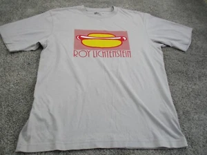 Uniqlo X T 'Roy Lichtenstein' T-Shirt Small Cotton Pop Artist Graphic Unique - Picture 1 of 13