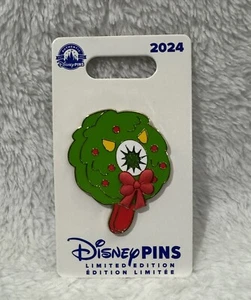 Disney Munchlings Holiday Nightmare Before Christmas Man Eating Wreath LE Pin - Picture 1 of 2