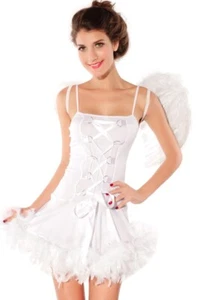 Beautiful Sexy Angel Feathered Dress Costume - Picture 1 of 4