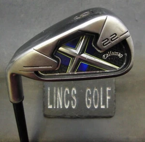 Left-Handed Callaway X22 6 Iron Stiff Graphite Shaft Golf Pride Grip - Picture 1 of 5