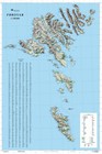Topographic Map of the Faroe Islands - Faeroe Faroes Foroyar Færoerne 1:100,000