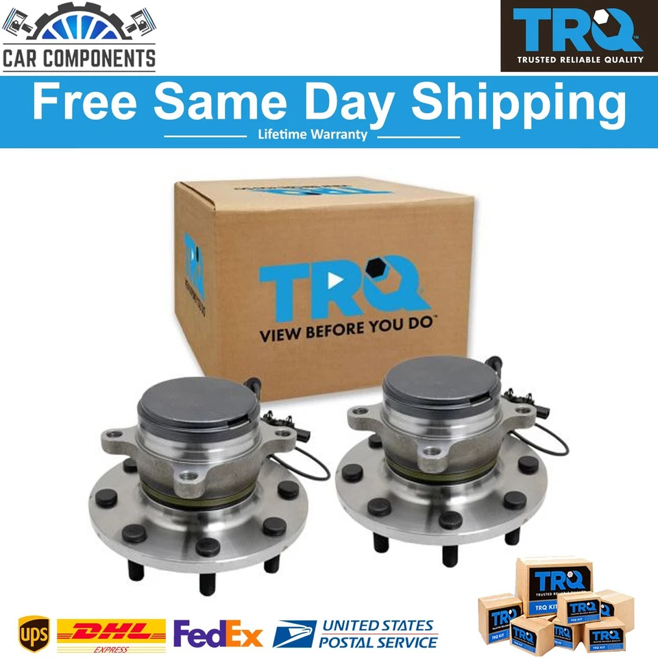 Juego de cojinetes de cubo de rueda delantera TRQ nuevo para Nissan NV1500 NV2500 NV3500 2012-2021 Foto 1 de 4