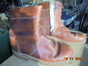 Vintage Camel Boots Stiefel Leder - Bild 1 von 9