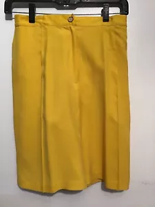 Real Clothes/Saks Fifth Avenue petites giallo 100% seta corto, tg. PS, Cina - Foto 1 di 22