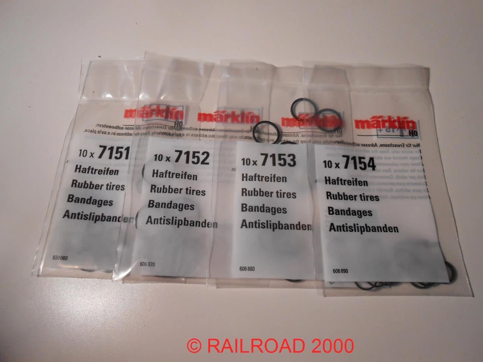 Märklin Haftreifen Set: 7151, 7152, 7153, 7154, NEU - Bild 1 von 1