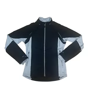 REI Convertible Cycling Jacket Vest Combo Women's Medium Full-Zip Grey Stretch - Picture 1 of 11