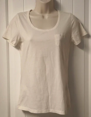 GILLIGAN & OMALLEY Mujer Manga Corta Blanco Ropa de Dormir Camiseta Talla S Foto 1 de 4