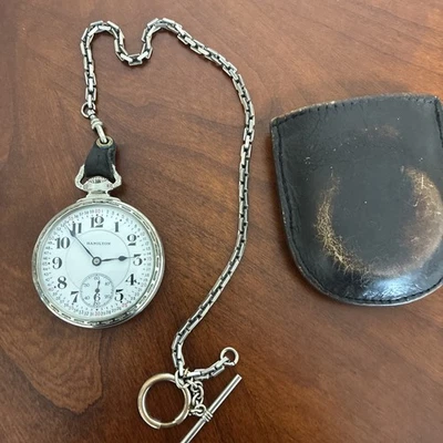 1917 - 18 rHamilton Grade 950 23 Jewels Railroad Gradfde Pocket Watch  Working  - Image 1 of 4