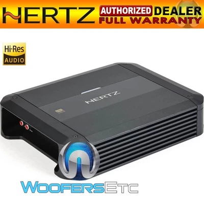 HERTZ DP2.200 Hi-RES AUDIO CLASS AB 2-CHANNEL 520W SPEAKERS CAR AMPLIFIER NEW - Image 1 of 4