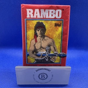 1985 Topps Rambo First Blood Part 2 Trading Cards Sealed Wax Pack - Picture 1 of 2