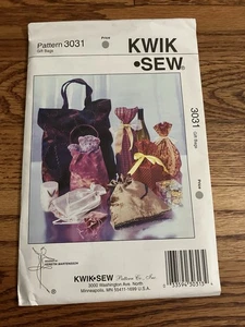 Kwik Sew Gift Bags Sewing Pattern 3031 - UNCUT - Picture 1 of 2