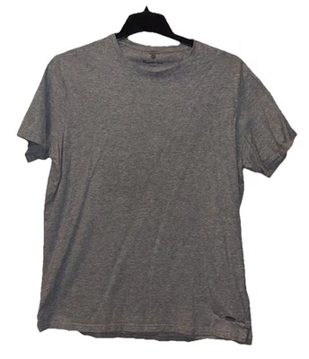 Camisa tejida de manga corta de algodón extra fino gris XL Massimo Dutti para hombre Foto 1 de 3