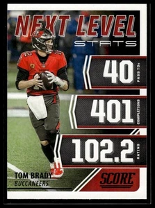 2021 Score #NL1 Tom Brady Next Level Stats - Picture 1 of 2