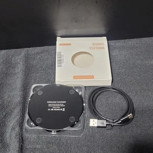 Wireless Charger Compatable w/ Most Qi Devices 40" Cable - Picture 1 of 5