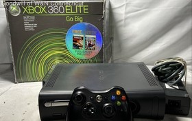 Microsoft Xbox 360 Elite Console 120GB Controller Cables Original Box